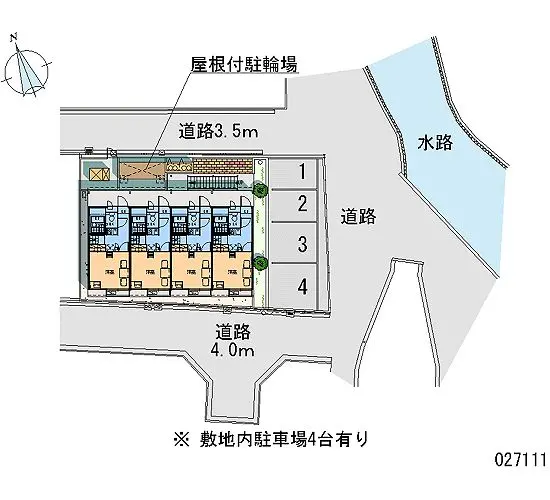 ★手数料０円★岡山市北区十日市中町　月極駐車場（LP）